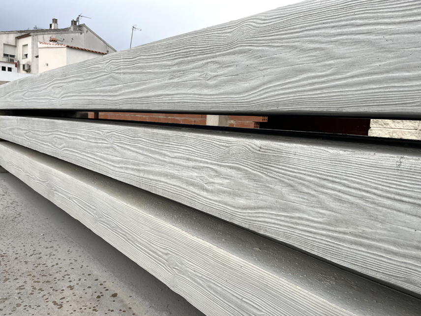 Imitación madera sin pintar