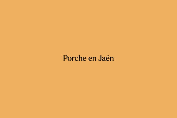 Porche en Jaén c