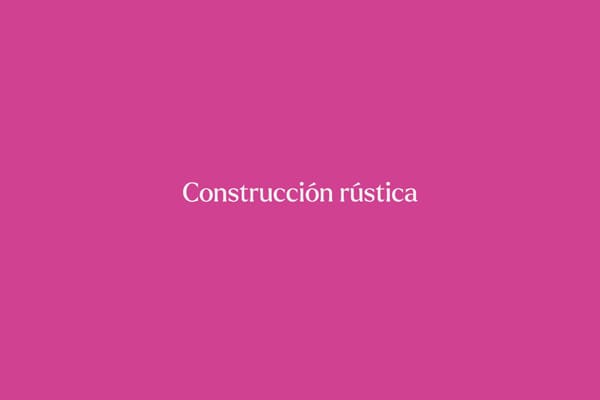 Construcción rústica portada proyecto